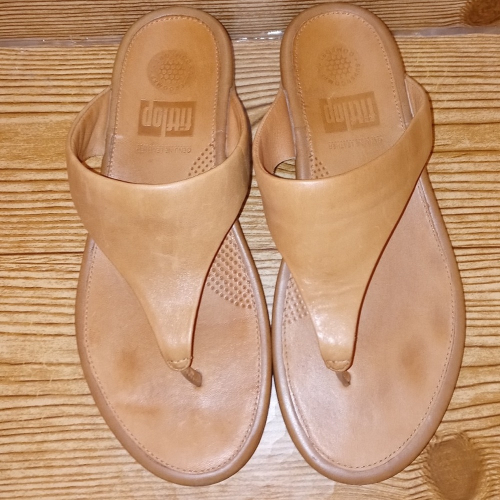 Fitflop lulu top post leather sandals - Picture 4 of 9